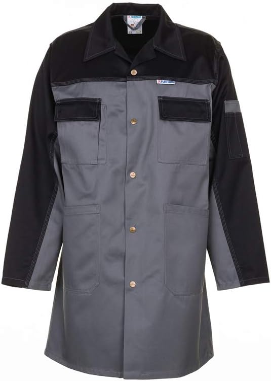 Grösse 60 Herren Planam Tristep Berufsmantel grau schwarz Modell 1244