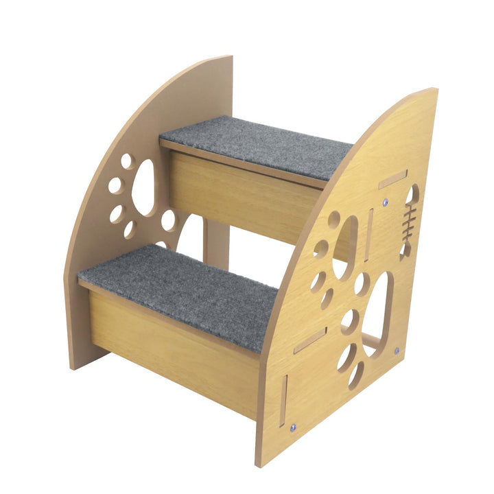 Hundetreppe,rutschfeste Hunderampe für Sofa,Hundetreppe + Katzentreppe für Junge und alte Katzen,30