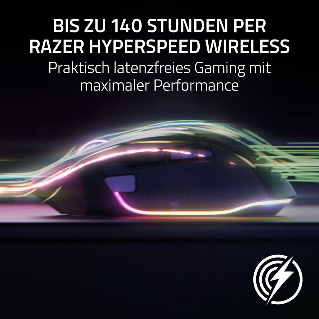 Razer Basilisk V3 Pro 35K Phantom Green Edition - Anpassbare kabellose ergonomische RGB-Gaming-Maus