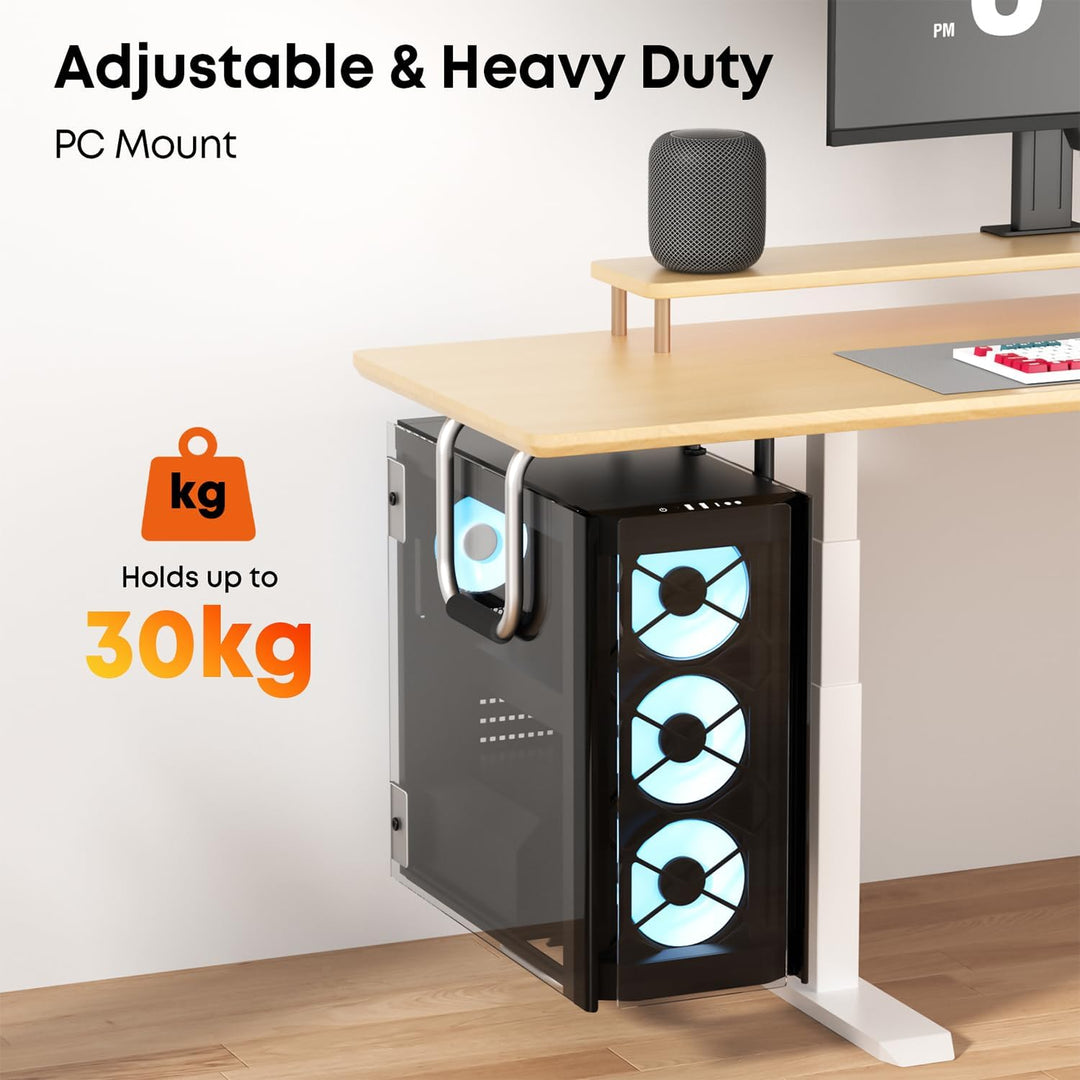 Verstellbare PC-Halterung unter schreibtisch für meisten Computergehäuse,Heavy Duty Computergehäuse-