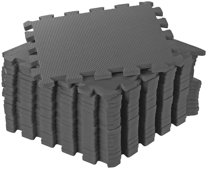 PEARL Sports Bodenmatte für Fitness: 18er-Set Bodenschutzmatten, geräuschedämmend, 32 x 32 x 1 cm, 1