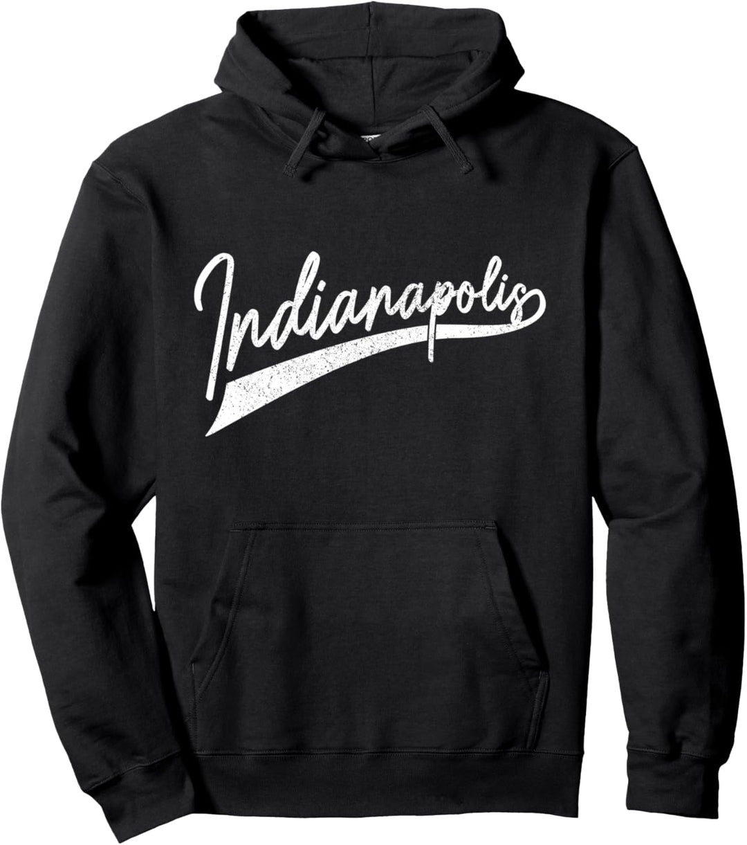 Indianapolis Indiana Pride Vintage Indianapolis Pullover Hoodie