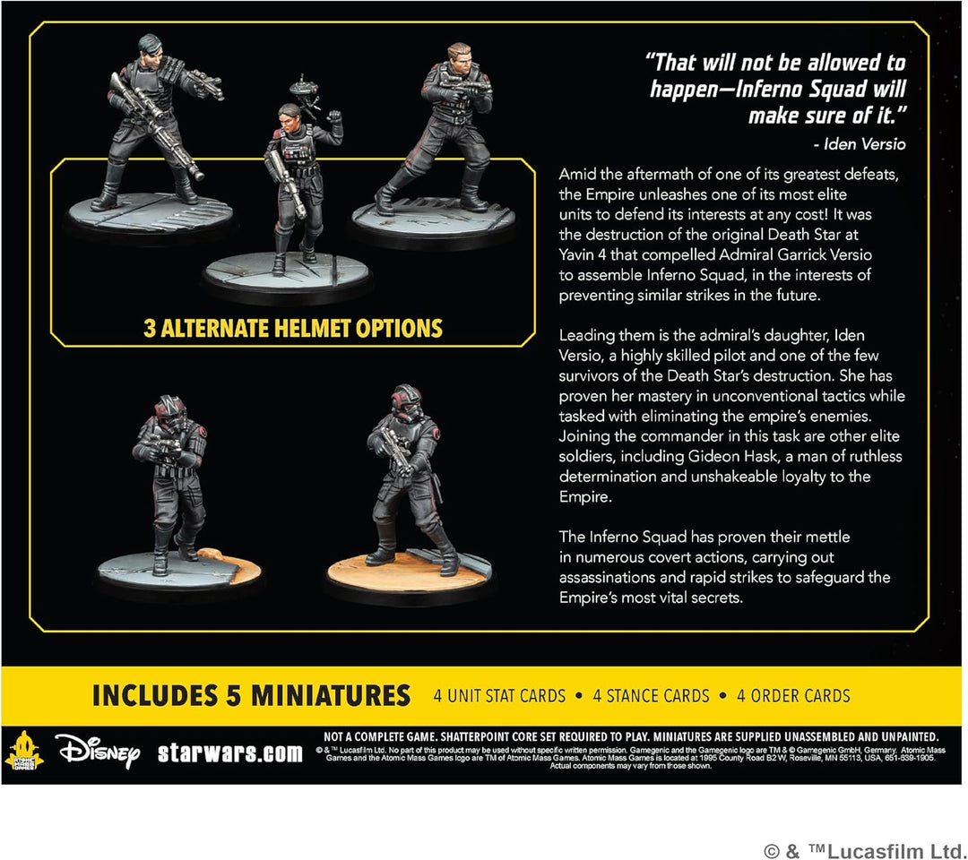 Atomic Mass Games, Star Wars: Shatterpoint – Heute stirbt die Rebellion, Squad-Erweiterung, Tabletop