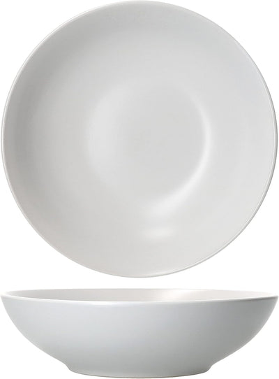 MamboCat Nero Bianco 4er Set Suppenteller tief I 550ml I Ø 20,5 cm I 4 Personen I weisses & schwarze