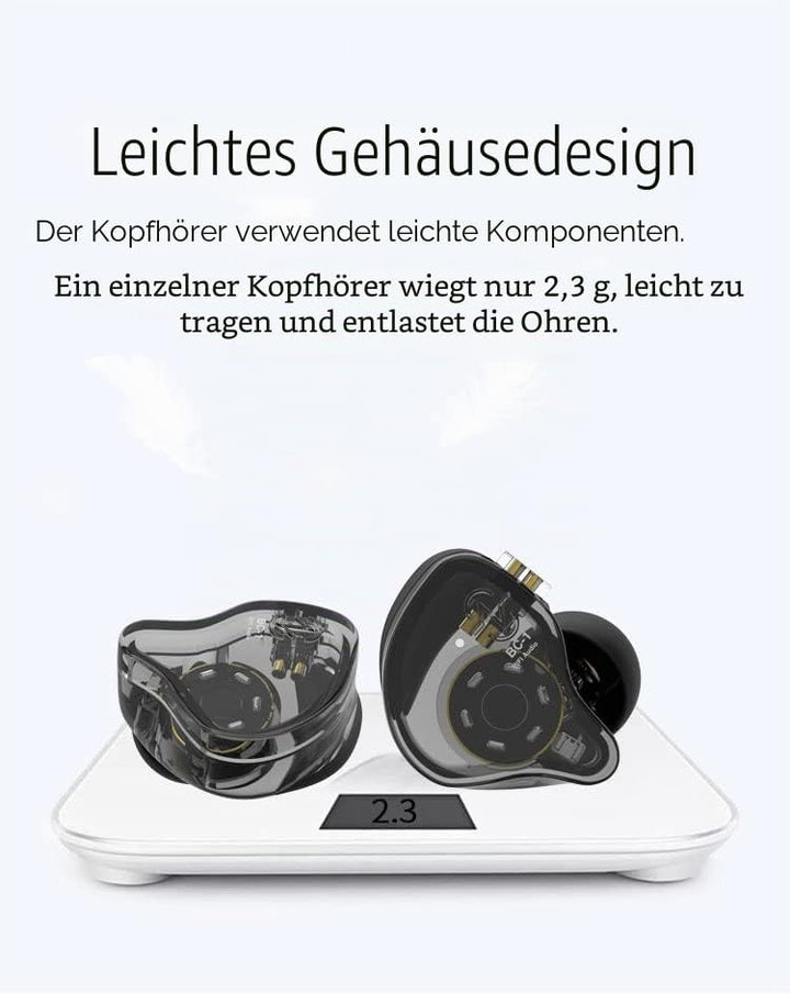 Yinyoo CCZ Melody Kabelgebundene Kopfhörer USB C Anschluss, leichte und Bequeme Ohrhörer mit 4N OFC-