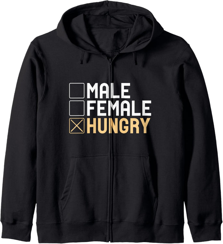 Hungry Non-Binary Gender Essen Lover Kapuzenjacke