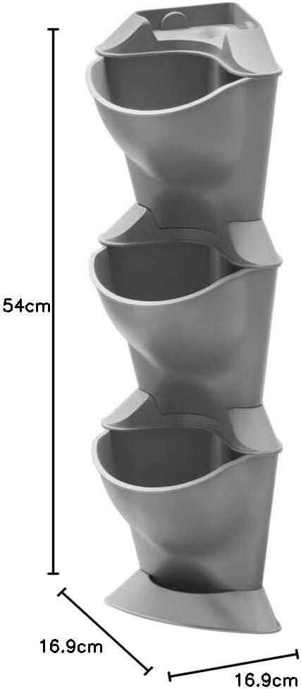 Gardena NatureUp Basis Set Ecke: 3Eck-Pflanzbehälter passend zu den vertikalen Pflanzenbehältern, zu