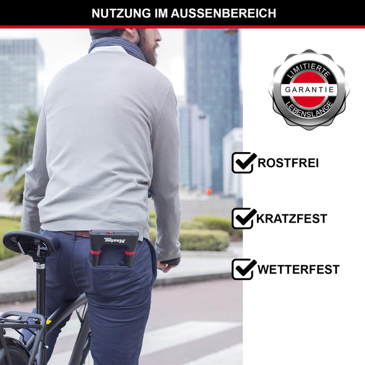 MASTER LOCK Bügelschloss [Schlüsselschloss] [Zertifiziertes Fahrrad Schloss] 8278EURDPRO - Ideal für