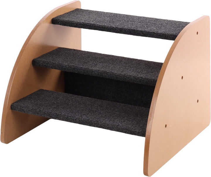HUNDETREPPE KARPI GRAU 41,5x38,5x30CM