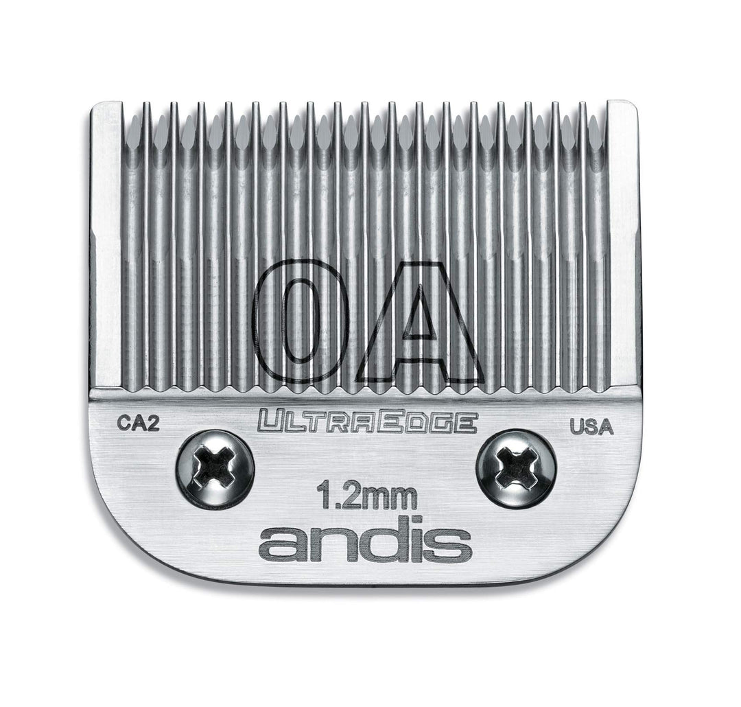 Andis 64210 UltraEdge Schneidklinge aus Karbonstahl, abnehmbar, Grösse 0A, 1,9 cm Schnittlänge, 0A