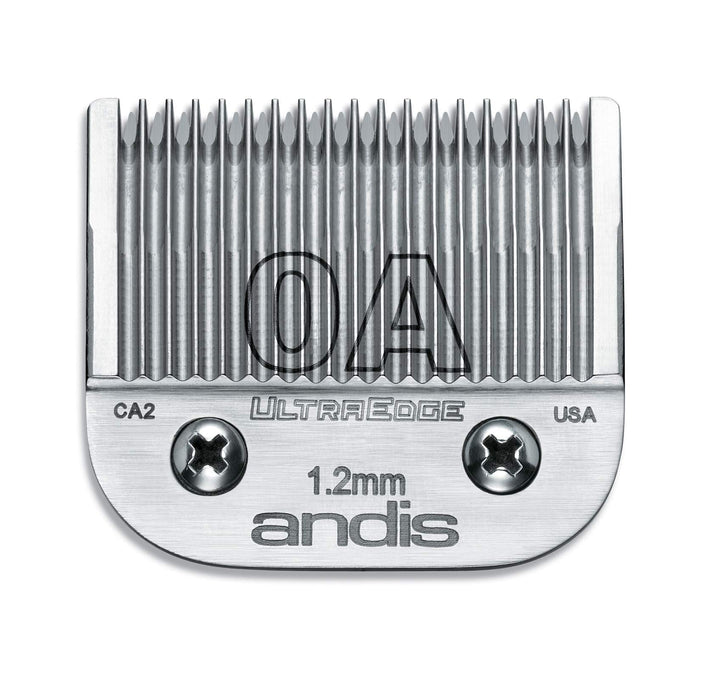 Andis 64210 UltraEdge Schneidklinge aus Karbonstahl, abnehmbar, Grösse 0A, 1,9 cm Schnittlänge, 0A