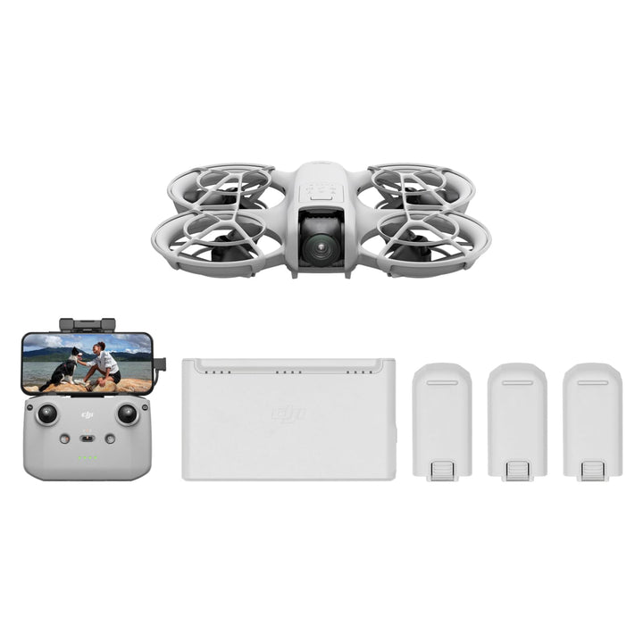 DJI Neo Fly More Combo, Minidrohne mit 4K UHD-Kamera für Erwachsene, 135g selbstfliegende Drohne die