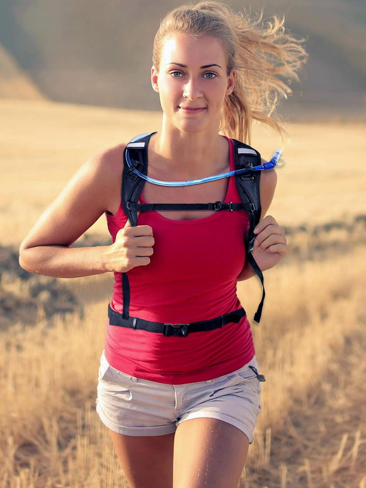 Arvano Fahrradrucksack 6l Klein MTB Rucksack mit Trinkblase 2l, Ultraleicht Mountain Bike Rucksack f