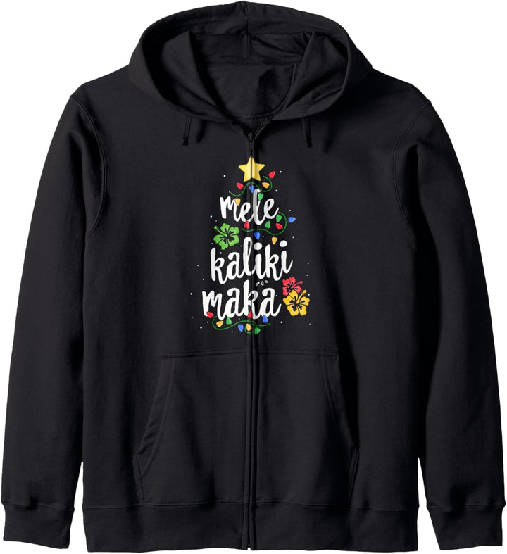 Mele Kalikimaka Shirt For Women Hawaiian Hawaii Christmas Kapuzenjacke