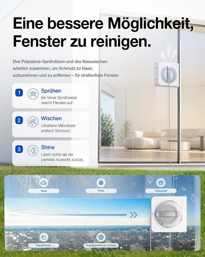 ECOVACS WINBOT W2S PRO Fensterputzroboter, W2S PRO