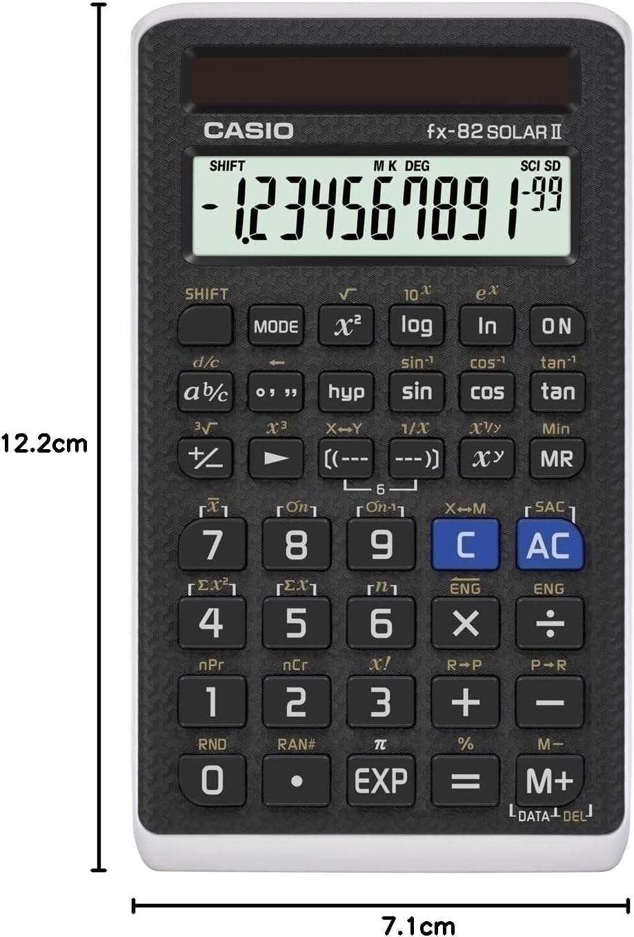 Casio fx-82 Solar II Standard Schulrechner, Standard Schulrechner