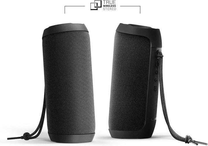 Energy Sistem Urban Box 2 Onyx Tragbarer Lautsprecher (10 W, TWS, Bluetooth 5.0, USB/microSD-MP3-Pla