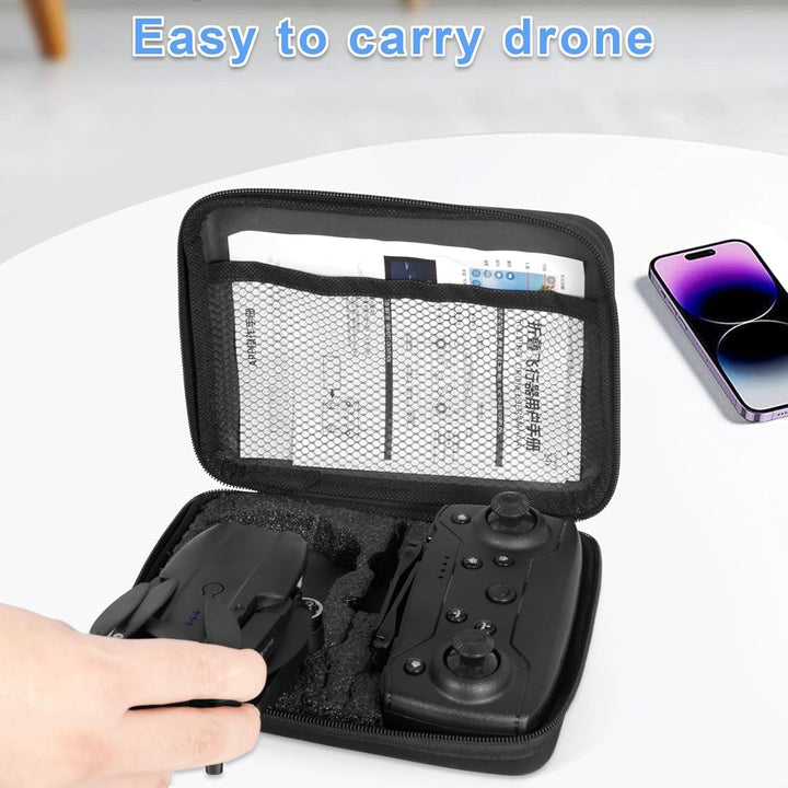Drohne mit Kamera 1080P HD für Kinder, WiFi FPV Drone für Anfänger, RC Quadcopter mit 2 Akku, Schwer