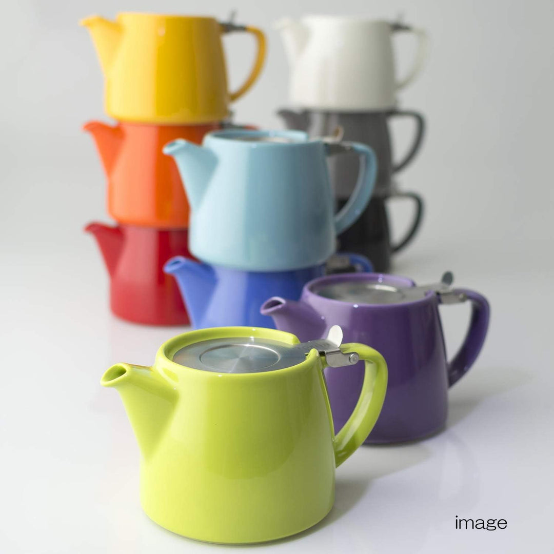 Forlife DD899RD Stump Teekanne, 530 ml, Rot Red, Red