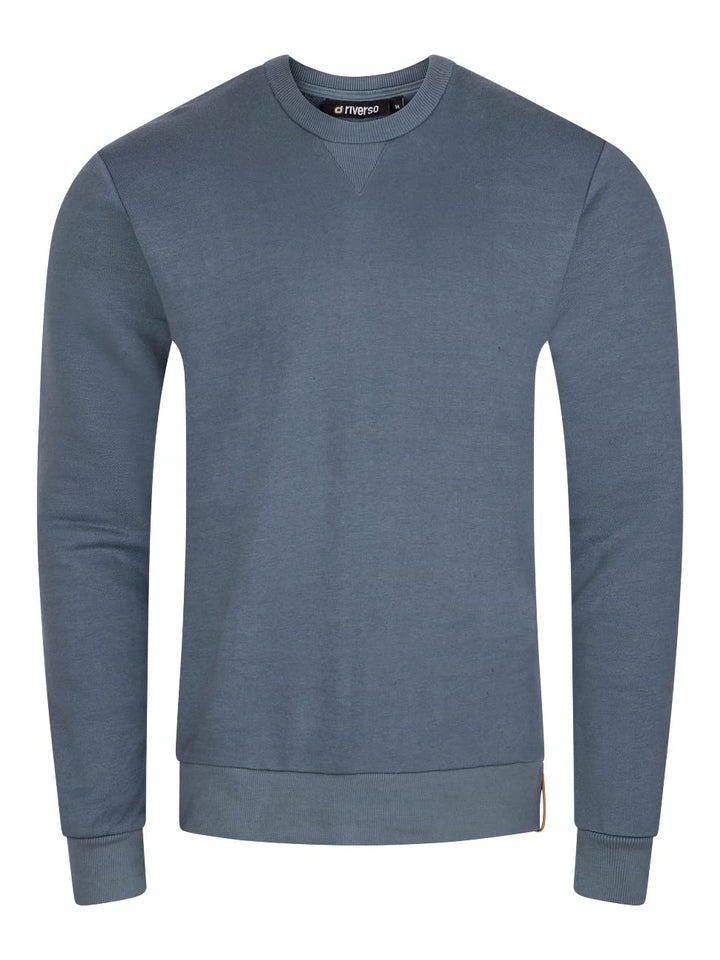 riverso Herren Pullover RIVPhillip Sweatshirt Basic Rundhals Sweater Pulli Langarm Regular Fit Einfa
