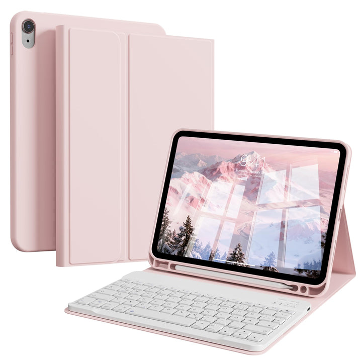 Tastatur Hülle für iPad A16 11. Generation 2025/ iPad 10. Generation 2022 (11/10,9 Zoll) mit Stiftha
