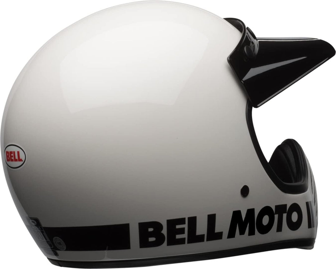 BELL Moto-3 Classic Endurohelm (weiss), L (59)