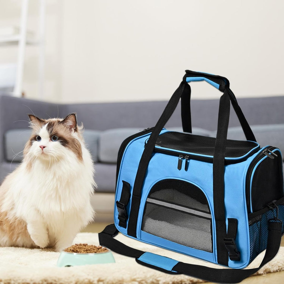 Kleine Hundetragetasche, Katzen-Reisetasche, tragbare Haustier-Tragetasche, atmungsaktive Haustier-T