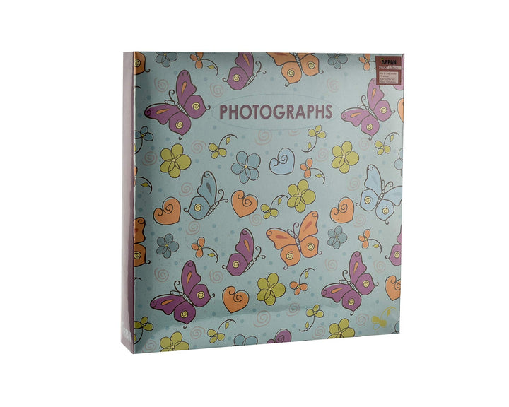 Arpan Grosse Einstecktaschen mit 3 Ringen, für 500 Fotos à 15,2 x 10,2 cm (Schmetterling) Schmetterl