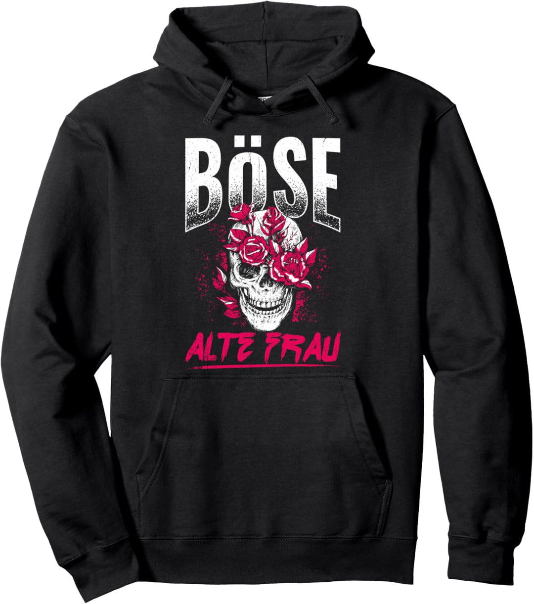 BÖSE ALTE OMA - Böse Alte Frau Pullover Hoodie