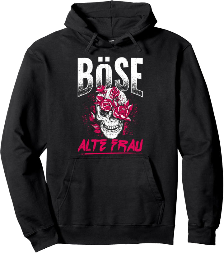 BÖSE ALTE OMA - Böse Alte Frau Pullover Hoodie