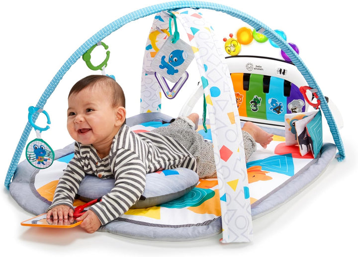 Baby Einstein, 4 in 1 Kickin' Tunes Spieldecke mit 70+ Geräuschen, 25+ Minuten Musik, Erlebnisdecke