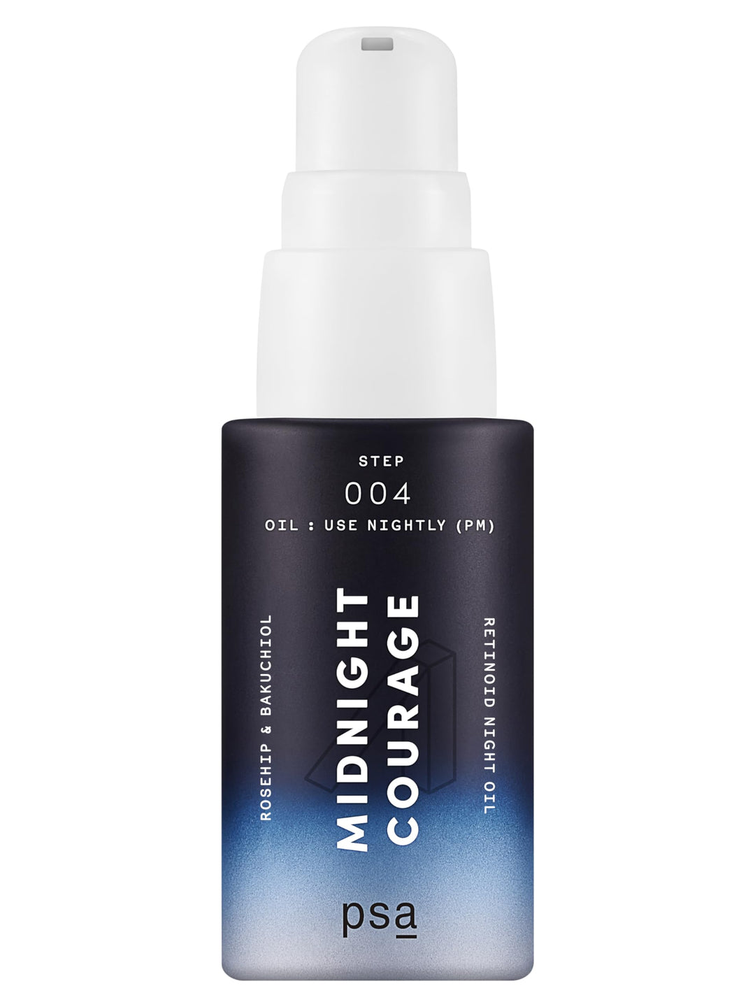 PSA MIDNIGHT COURAGE Rosehip &amp; Bakuchiol Retinoid Night Oil. Facial Oil for Nighttime Skincare Routi