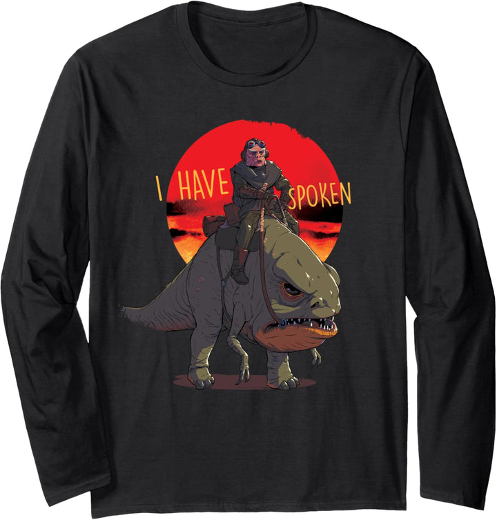 Star Wars The Mandalorian Kuiil Blurrg I Have Spoken Langarmshirt