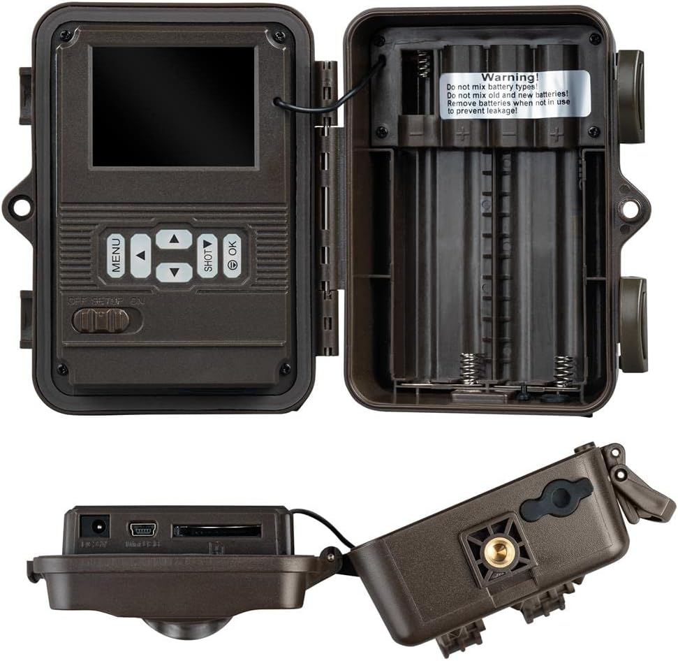 DÖRR Snapshot Mini Black 30MP 4K Komplettset | Überwachungskamera - Wildkamera - Fotofalle - 30MP -