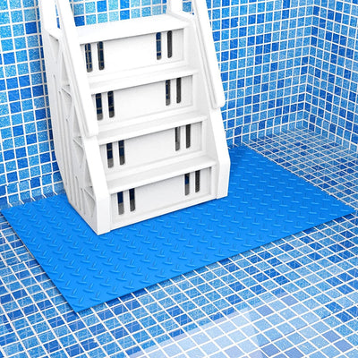 90x40CM Schwimmbadleitermatte,Gross Pool schutzmatte,Anti Rutsch Leitermatte für Schwimmbäder,Schutz