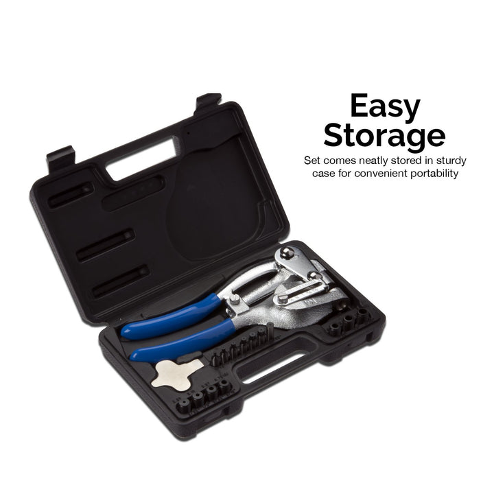 Neiko 02612A Handstanzer und Lochstanzer aus Blech, Cr-V Power Punch und Locher Set, Power Punch und
