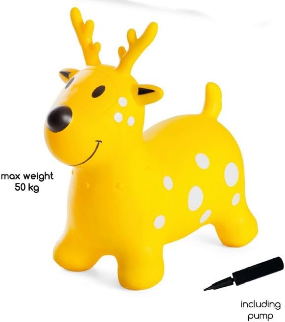 BuitenSpeel GA274 - Spiel, Hüpfender Hirsch, gelb Yellow, Yellow