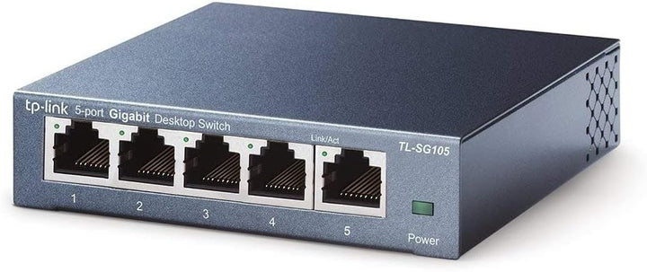 TP-Link TL-SG105 5-Ports Gigabit Netzwerk Switch bündeln mit TP-Link TL-SG108 LAN Switch 8 Port Netz