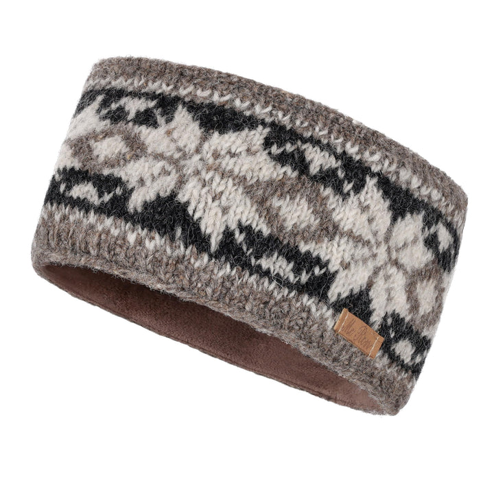 McRon Herren Gefüttertes Stirnband Modell Jack (Naturbraun), Naturbraun