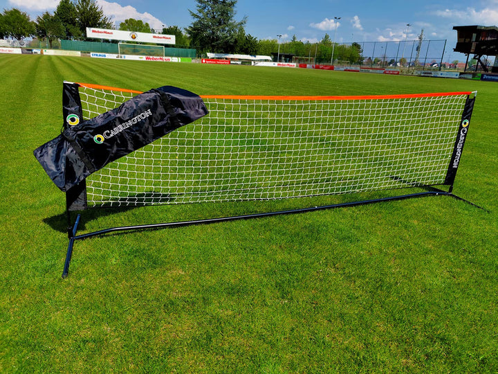 Tennisnetz in 3 m oder 6 m - Fussballtennis - Mobil - Inkl. Tragetasche - extrem Leichter Aufbau - W