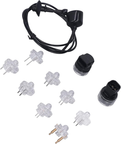 Einspritzdüsen Testkit 11 Teilig, 8 Leuchten, 2 Iac Tester, 1 Verlängerungskabel Zur Diagnose Von Ve