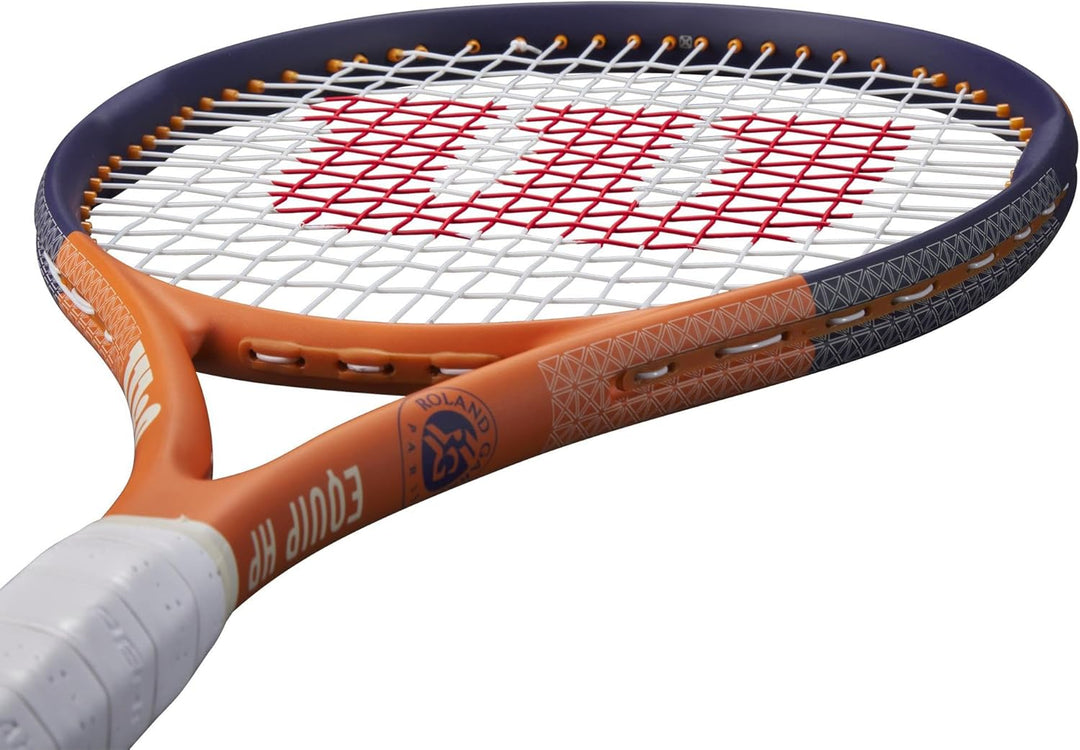 Wilson Roland-Garros Equipe Tennis Racket Tennisschläger 4-1/4" (2) Marineblau / Weiss, 4-1/4" (2) M