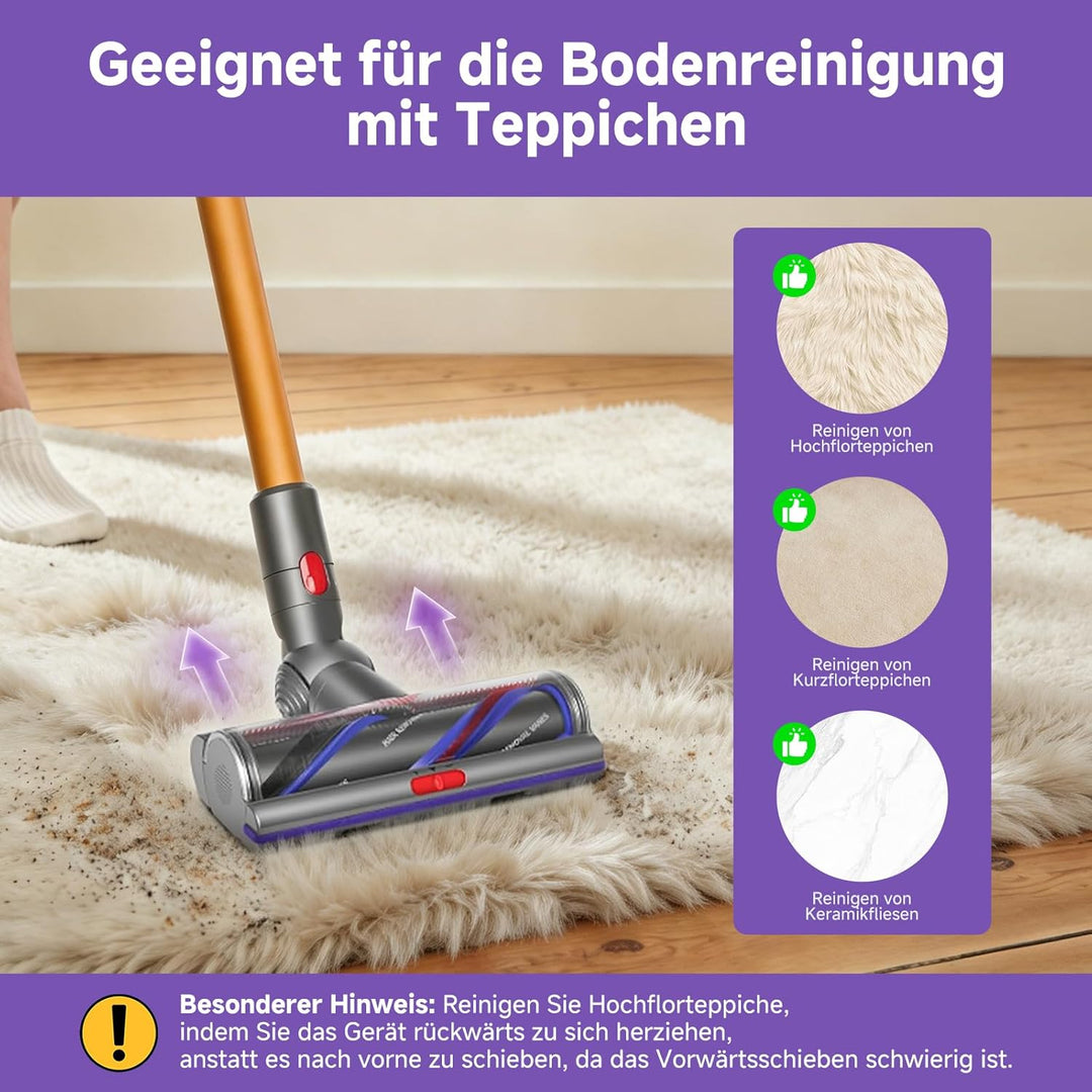 V11 Bodendüse-Torque Drive für Dyson V15/V11/V10/V8/V7 Bürste,Elektrische Ersatzbürste, Einstellbare