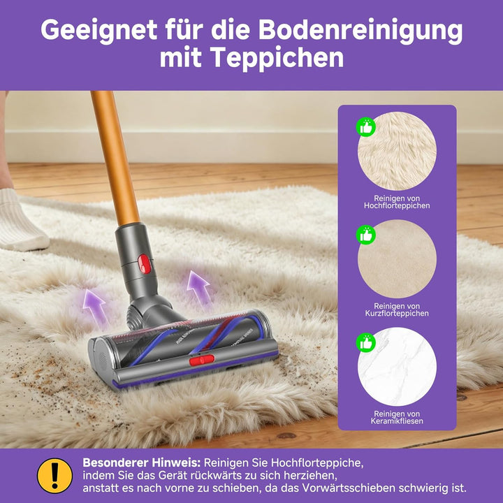 V11 Bodendüse-Torque Drive für Dyson V15/V11/V10/V8/V7 Bürste,Elektrische Ersatzbürste, Einstellbare