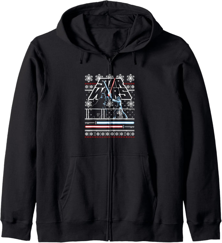Star Wars Christmas Battle Ugly Sweater Kapuzenjacke