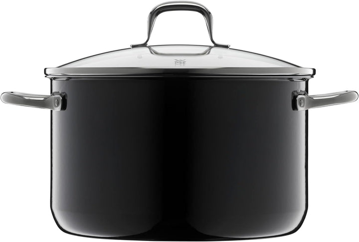 WMF Fusiontec Essential Kochtopf gross, 24 cm, Glasdeckel, Fleischtopf Induktion, 6,4l, High-Tech Ke