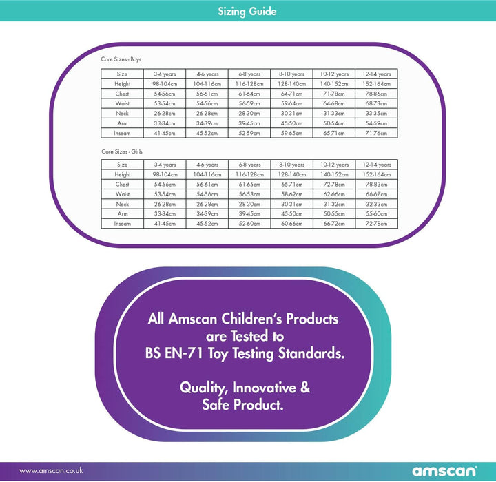 Amscan - Kinderkostüm Shazam, Overall mit gepolsterter Brust, Kapuzenumhang, DC Super Heroes, Motto-