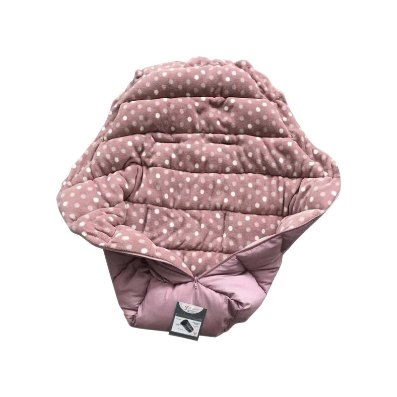 Cangaroo Fusssack Cuddle, für Kinderwagen Thermofleece wasserdicht Reissverschluss, Farben:rosa, ros