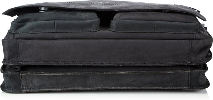 Strellson Richmond BriefBag XL 4010001260 Herren Henkeltaschen 41x33x16 cm (B x H x T), Schwarz (bla