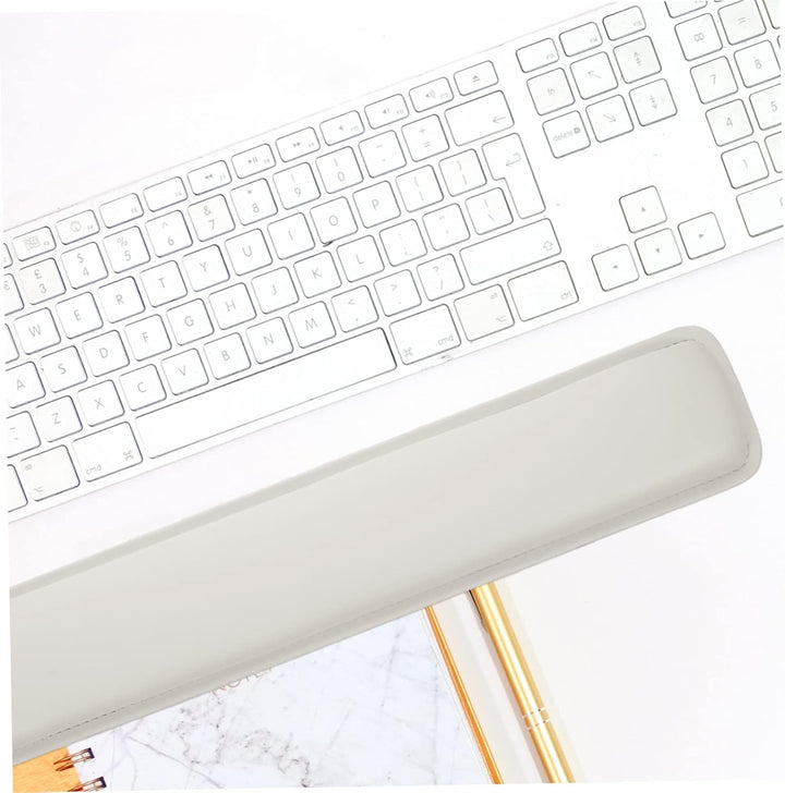 Ergonomische Tastatur Handgelenkauflage, Memory-Schaum Handstützpolster Für Büro Und Zuhause, Weiss,